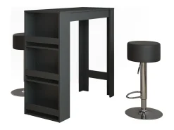 Set de mesa de bar antracita 45x110x106 repose