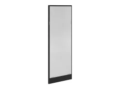 Set de muebles de recibidor 4 piezas madera de ingeniería negro
