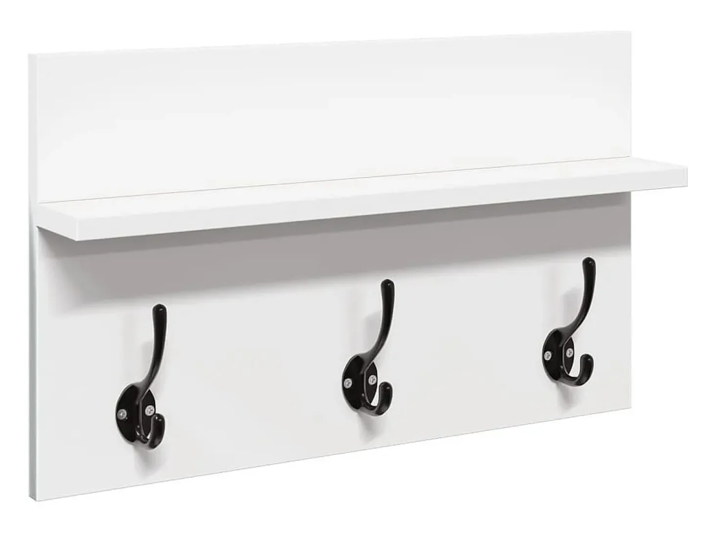 Set de muebles de recibidor 4 pzas madera de ingeniería blanco