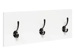 Set de muebles de recibidor 4 pzas madera de ingeniería blanco