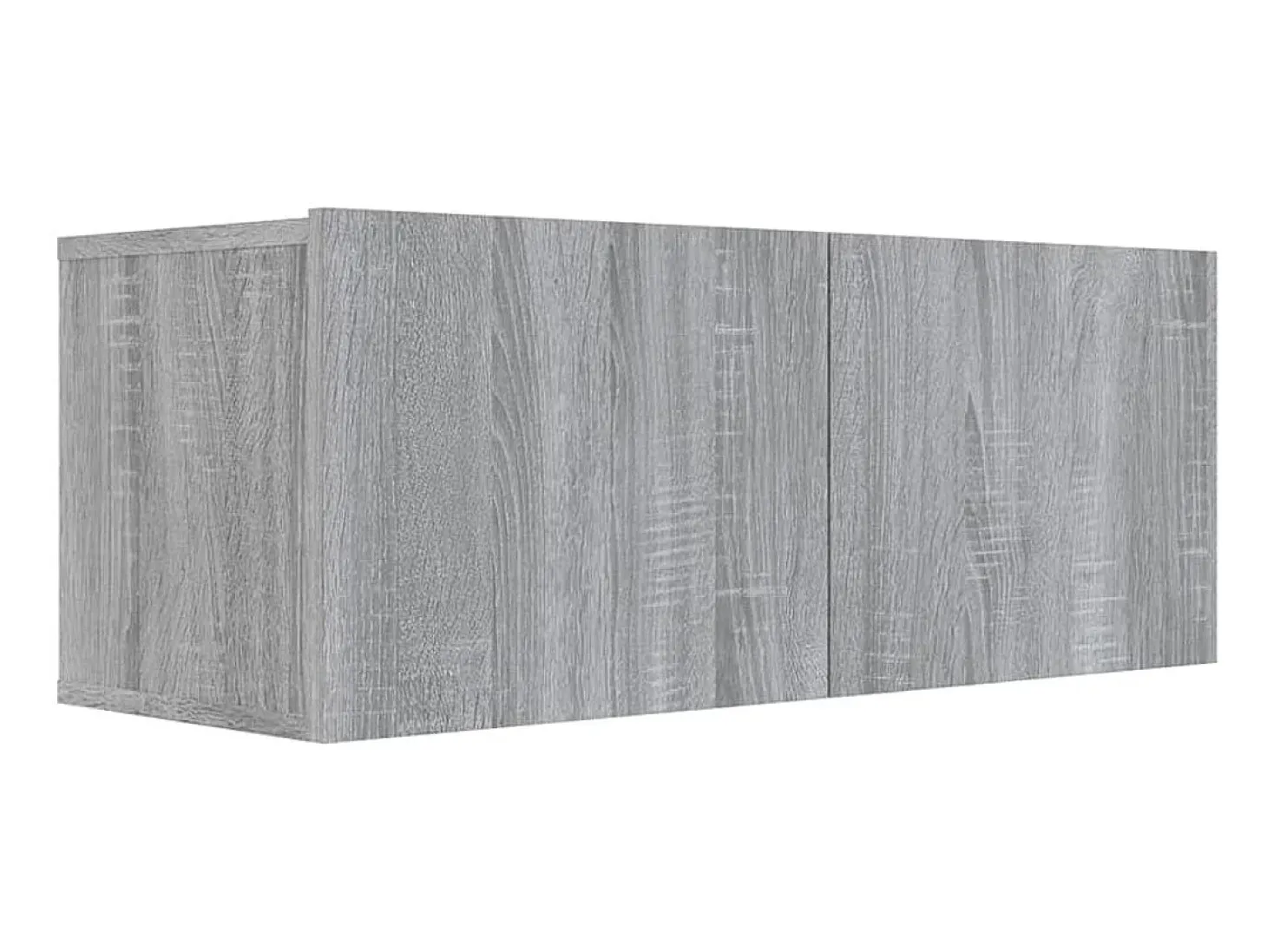 Set de muebles para TV 3 pzas madera contrachapada gris Sonoma ES94706