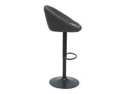 Set de 2 taburetes de cocina ajustables de diseño gris SHERU