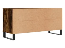 Sigtrud Mueble de TV madera de ingeniería roble ahumado 104x35x50 cm