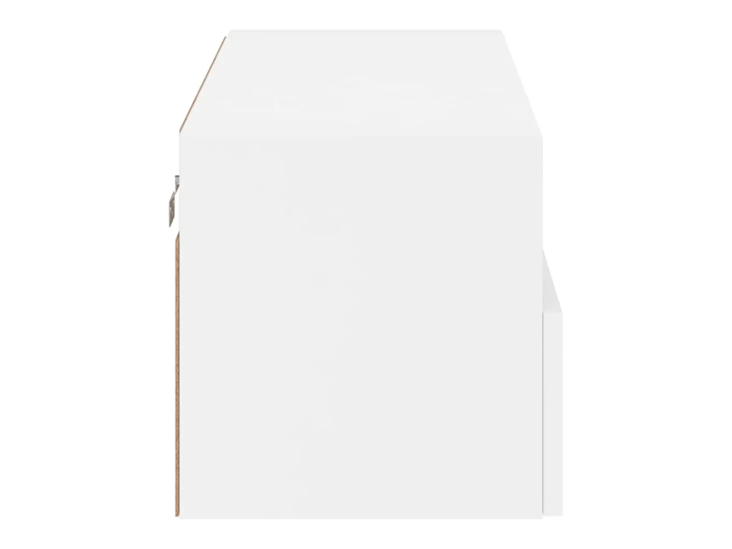 Sil Mueble de pared para TV madera de ingeniería blanco 80x30x30 cm