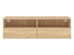 Sil Mueble de pared TV madera ingeniería roble Sonoma 100x30x30 cm