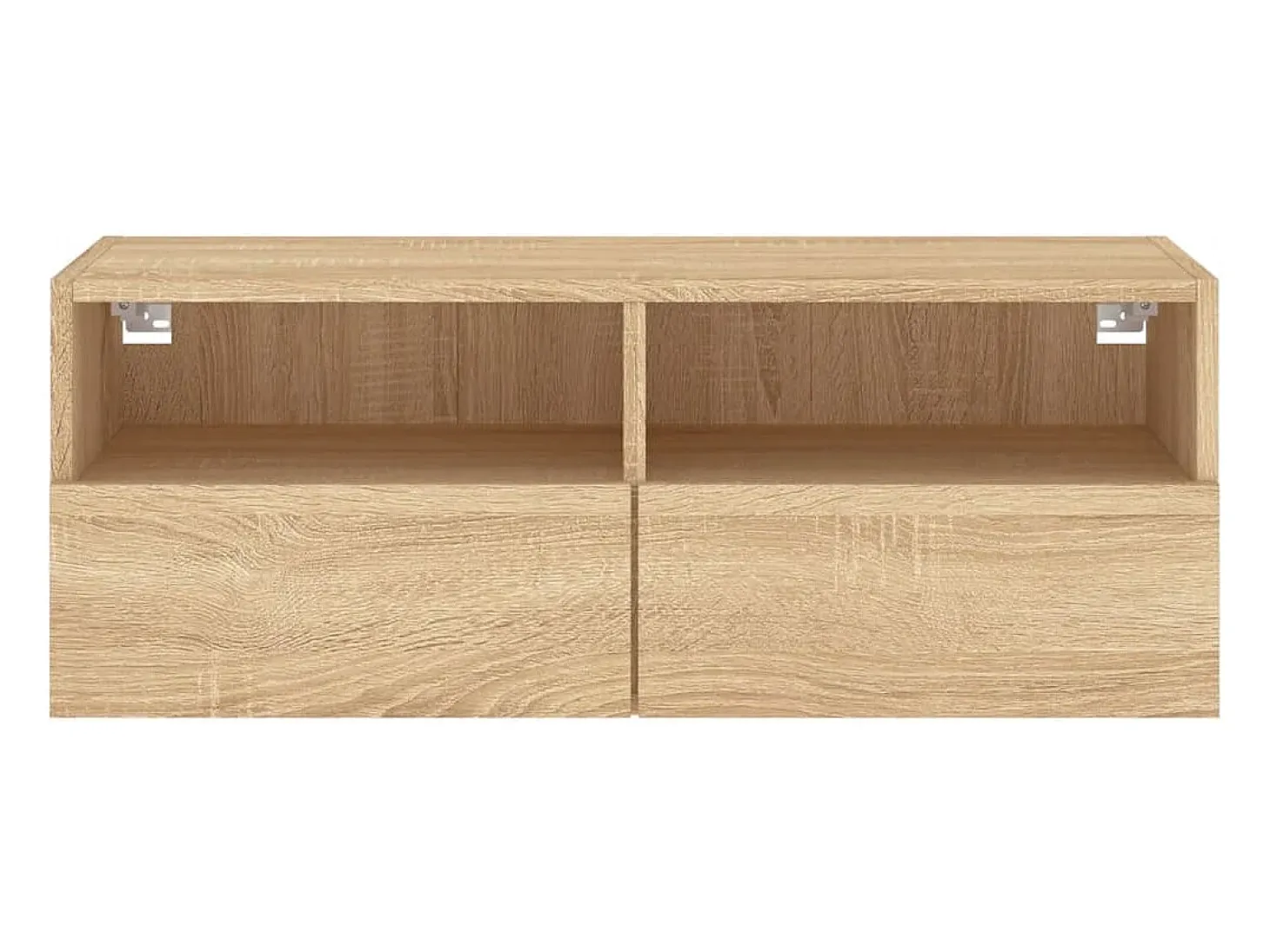Sil Mueble de pared TV madera ingeniería roble Sonoma 80x30x30 cm