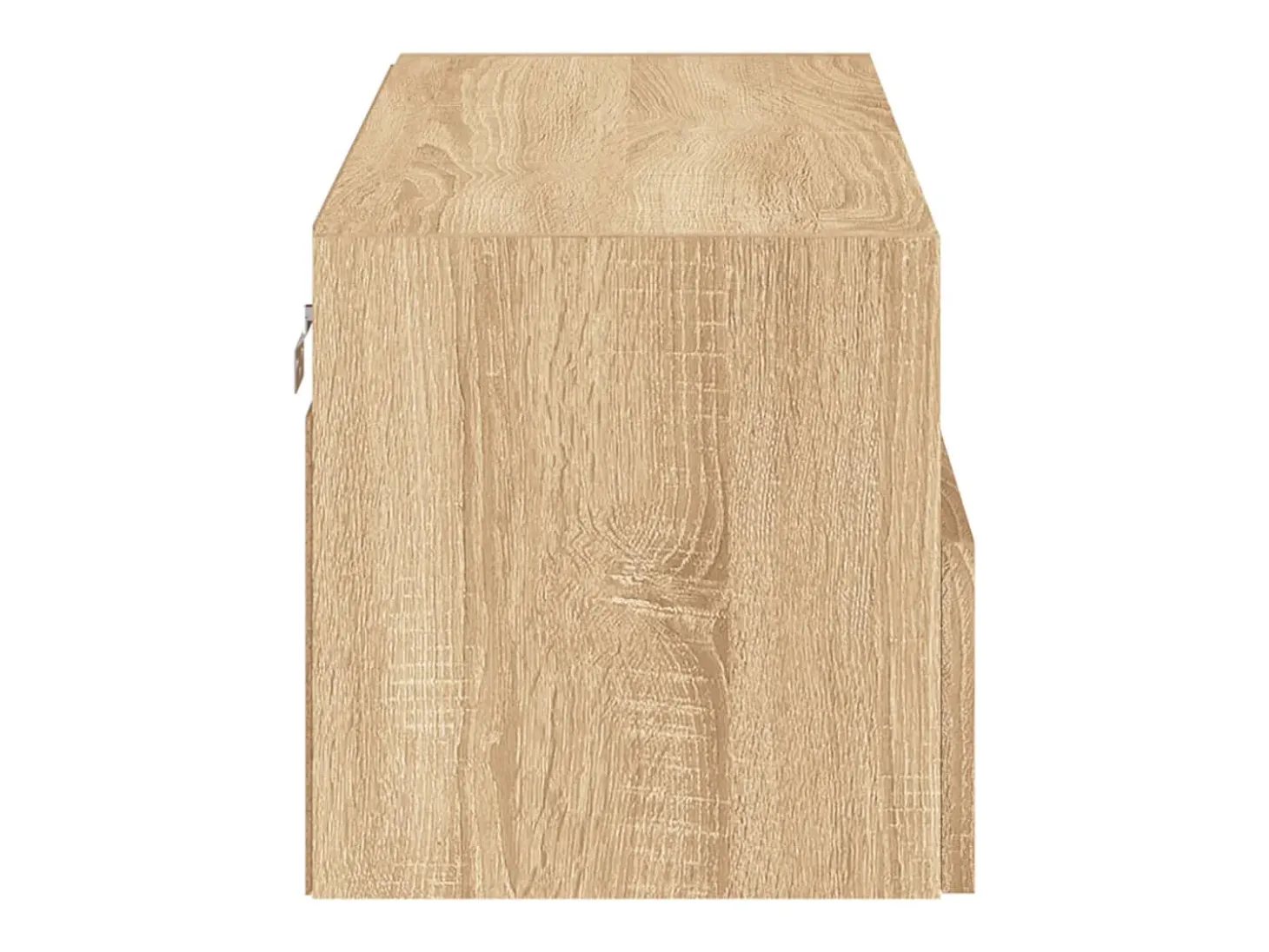 Sil Mueble de pared TV madera ingeniería roble Sonoma 80x30x30 cm