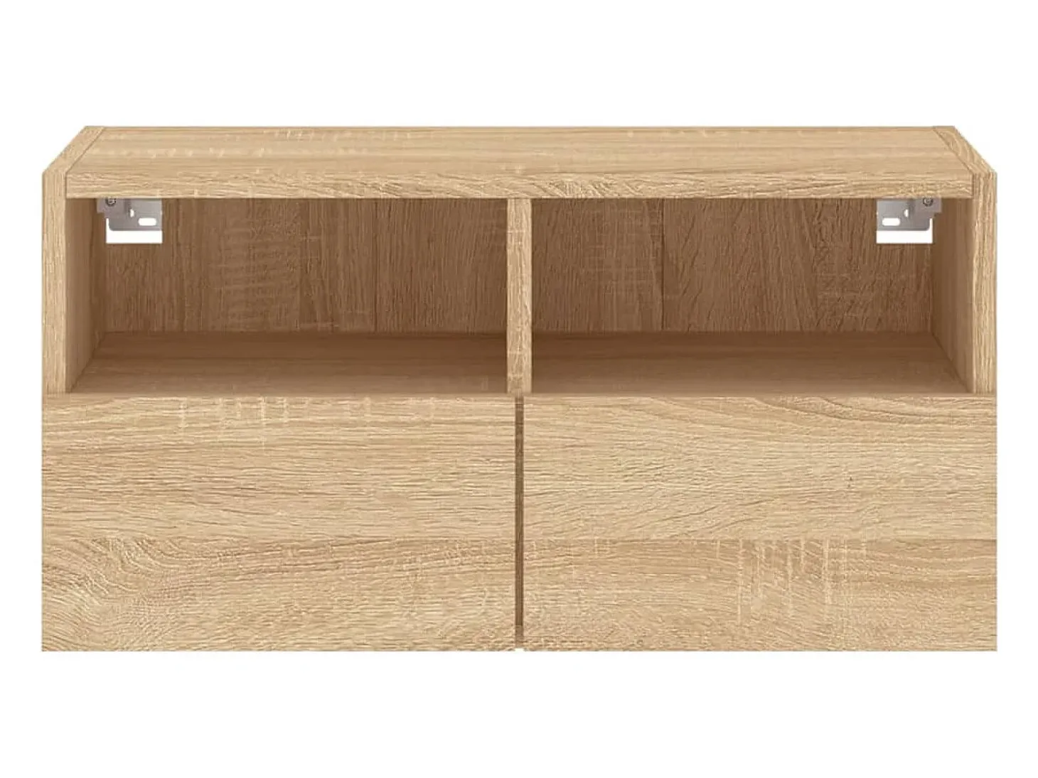 Sil Mueble de TV de pared madera ingeniería roble Sonoma 60x30x30cm
