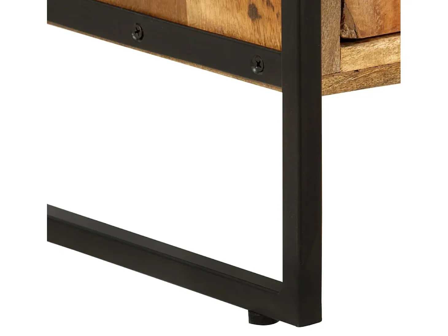 Sildor Estantería de 4 niveles madera maciza reciclada 80x30x180 cm