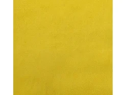 Silla de relajación con reposapiés terciopelo amarillo mostaza