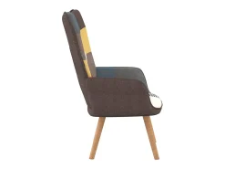 Silla de relajación de tela patchwork