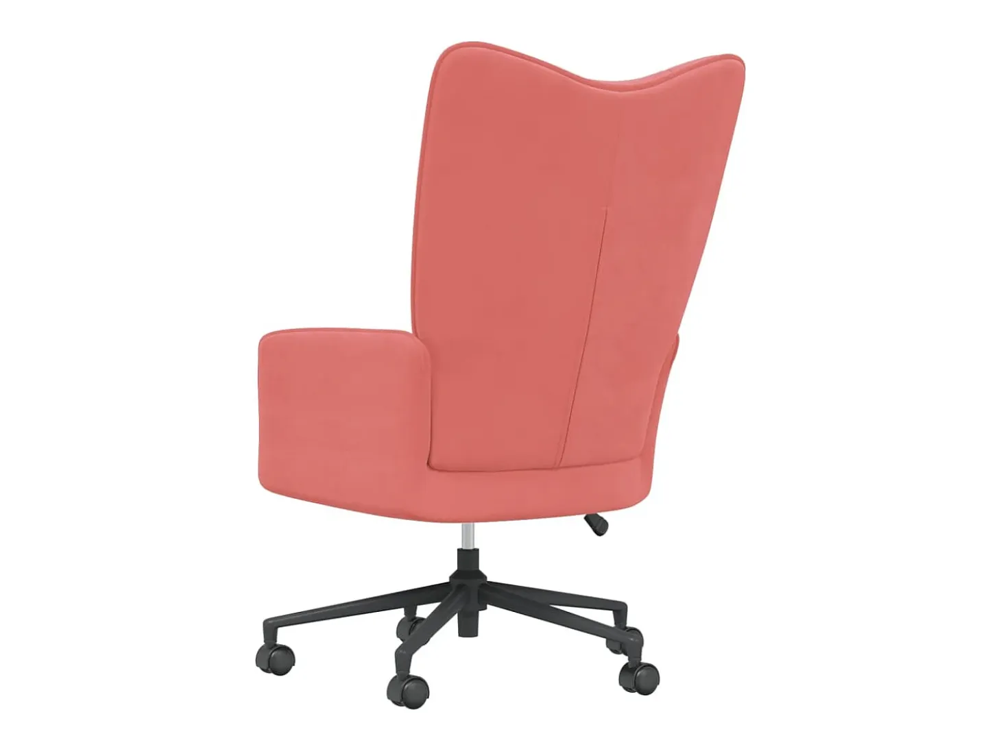 Silla de relajación de terciopelo rosa