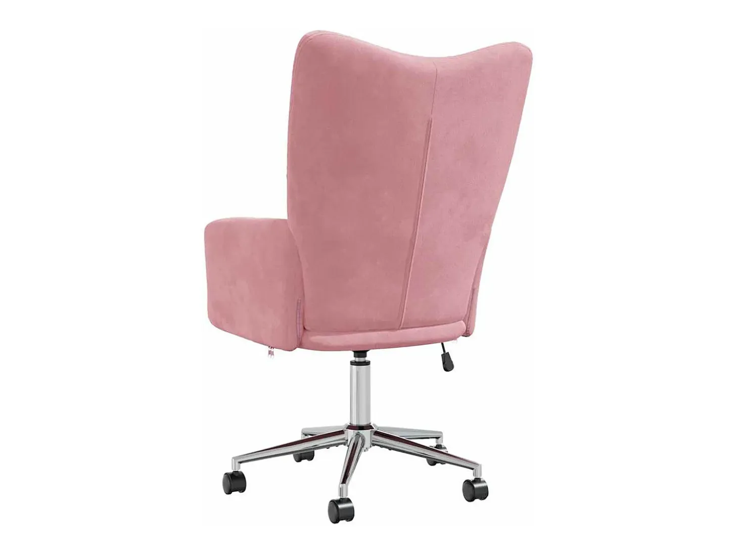 Silla de relajación de terciopelo rosa