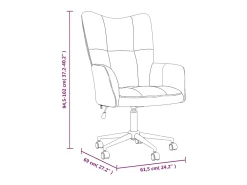 Silla de relajación de terciopelo rosa