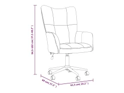 Silla de relajación de terciopelo gris claro