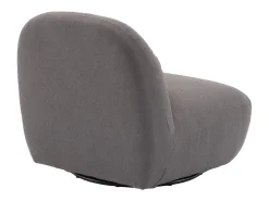 Silla giratoria 360° borreguito texturizada gris