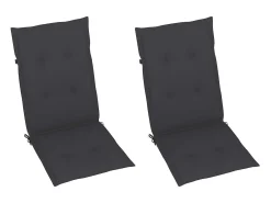 Silla mecedora con cojín bambú PWFG29416