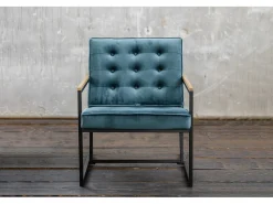 Sillón - Azul terciopelo - ARLY