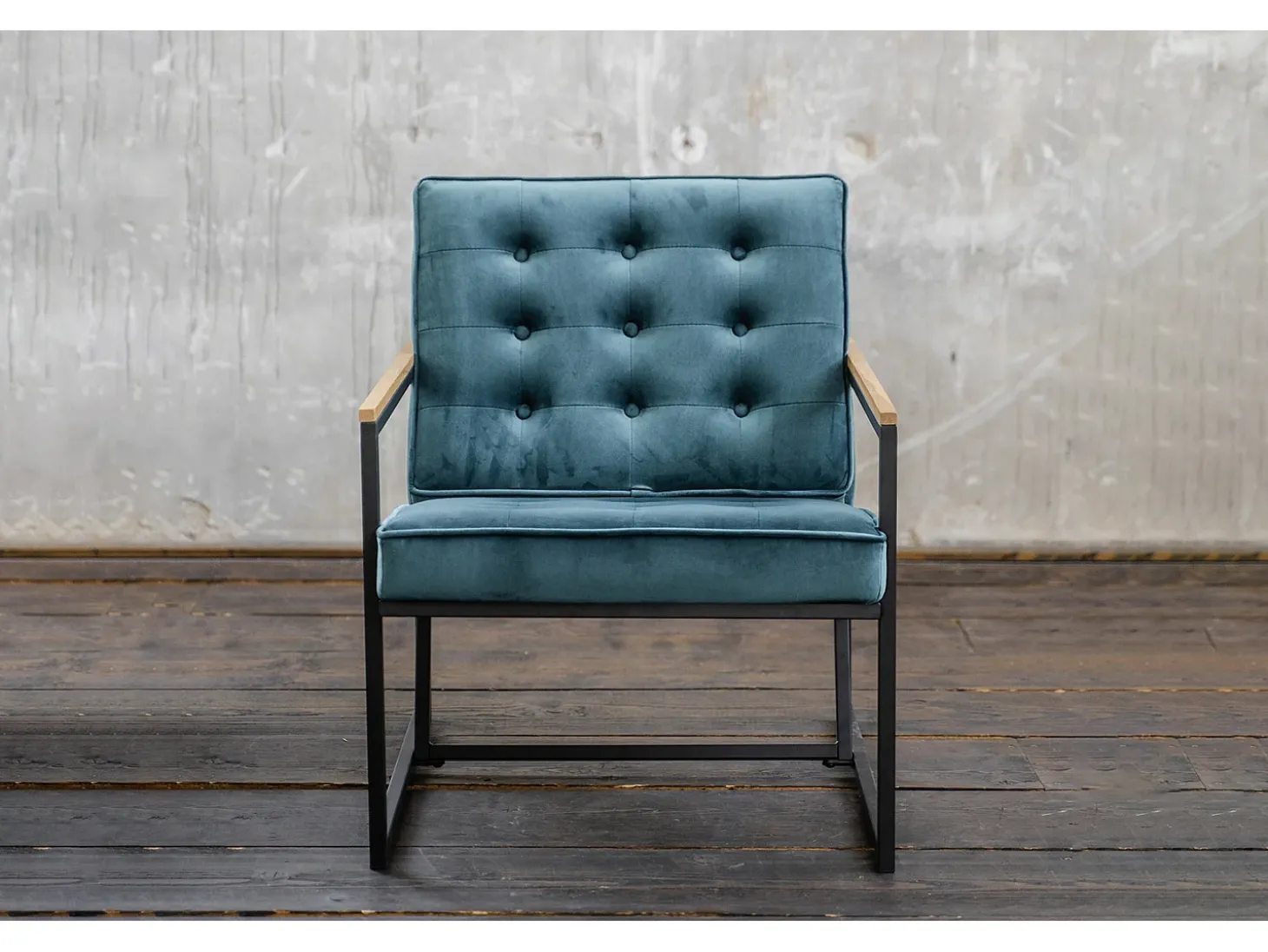 Sillón - Azul terciopelo - ARLY