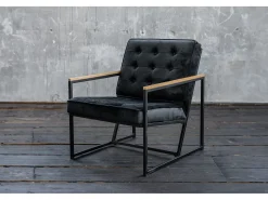 Sillón - Negro terciopelo - ARLY