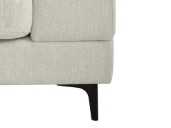 Sillón 1 plaza en tela texturizada de color beige JAMOLO