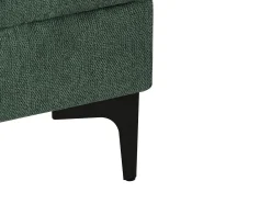 Sillón 1 plaza en tela texturizada de color verde JAMOLO