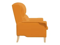 sillón Amarillo oscuro 76 x 94 x 102 cm tela