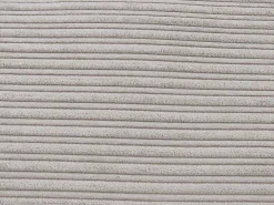 Sillón cama de terciopelo de canalé gris claro PALULA
