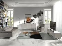 Sillón Chester piel gris oscuro 5085 ANGEL CERDA