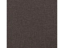 Sillón Chesterfield de tela marrón oscuro
