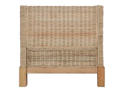 Sillón con cojines ratán natural