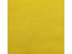 Sillón con cojín terciopelo amarillo