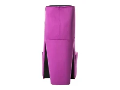 Sillón con forma de zapato de tacón terciopelo morado PWFG81295