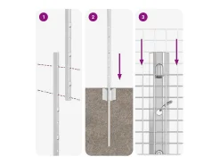 Sillón con reposapiés Tela Taupe 60 cm