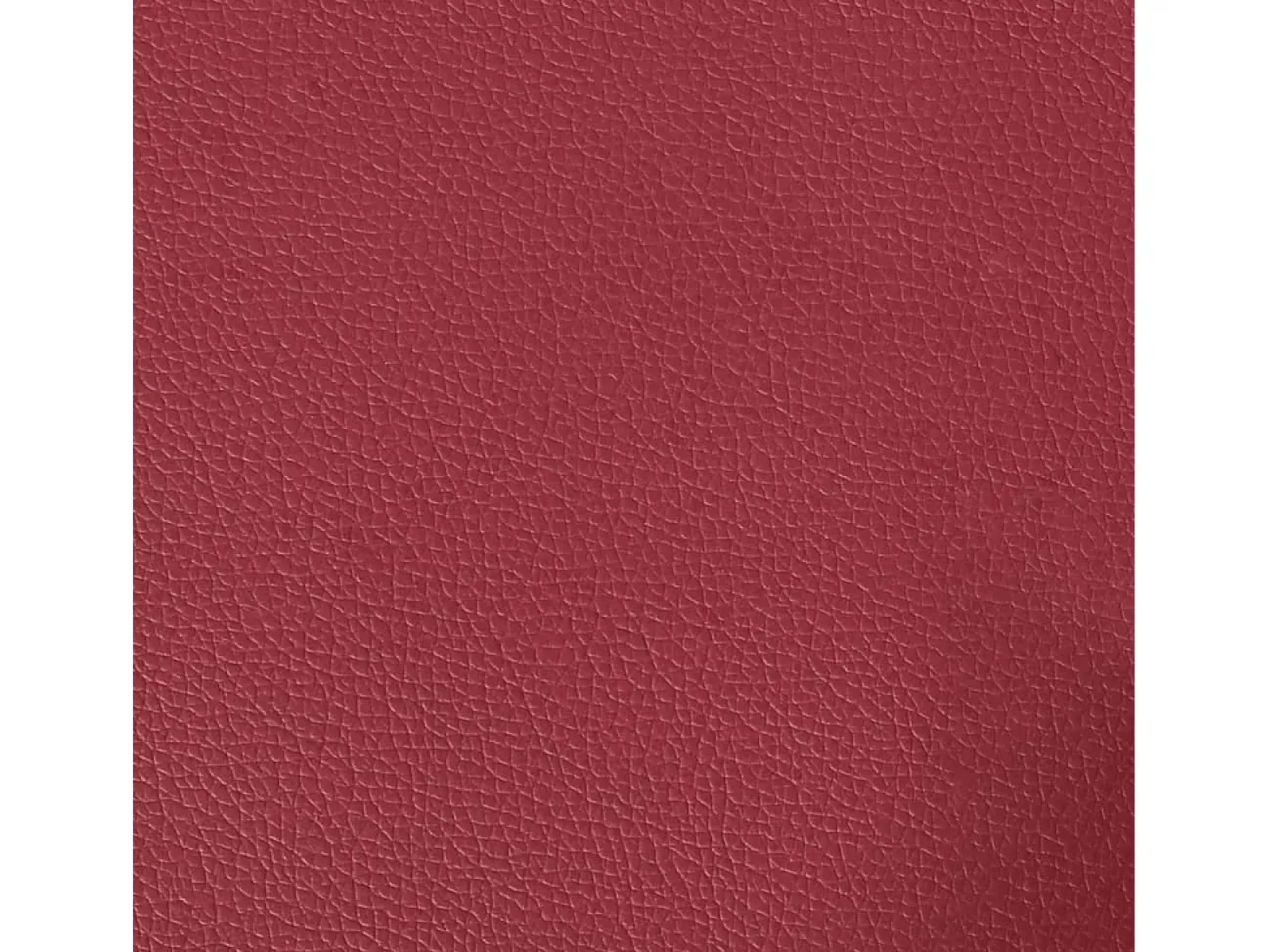 Sillón con taburete cuero sintético rojo tinto 60 cm