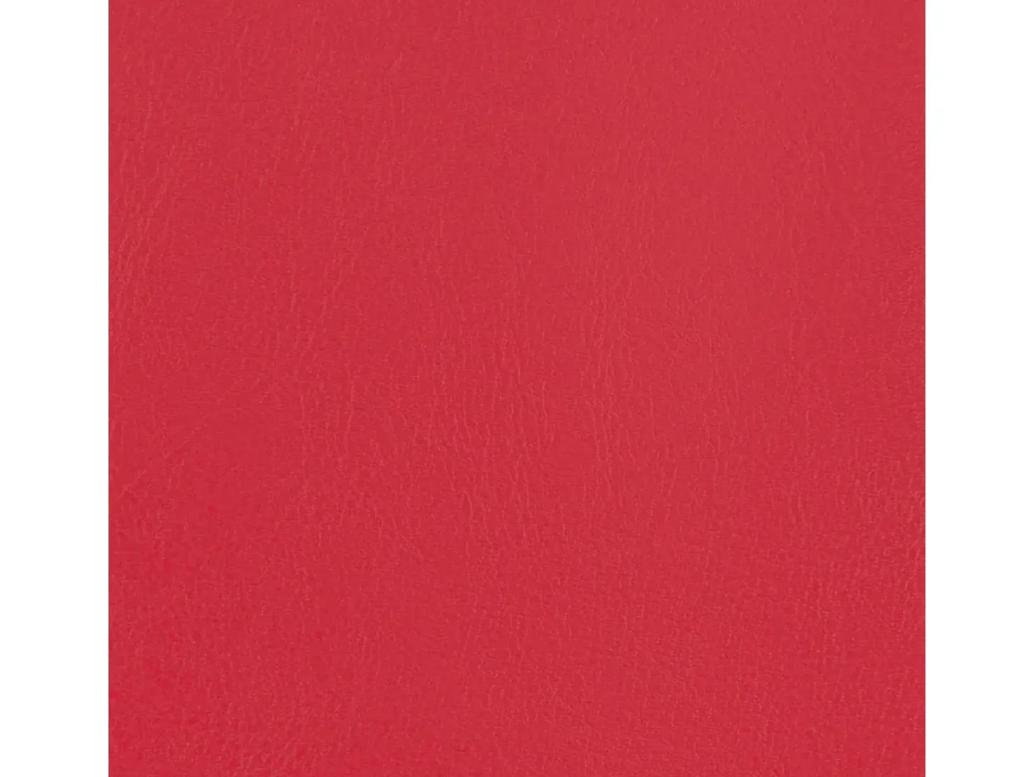 Sillón con taburete cuero sintético rojo