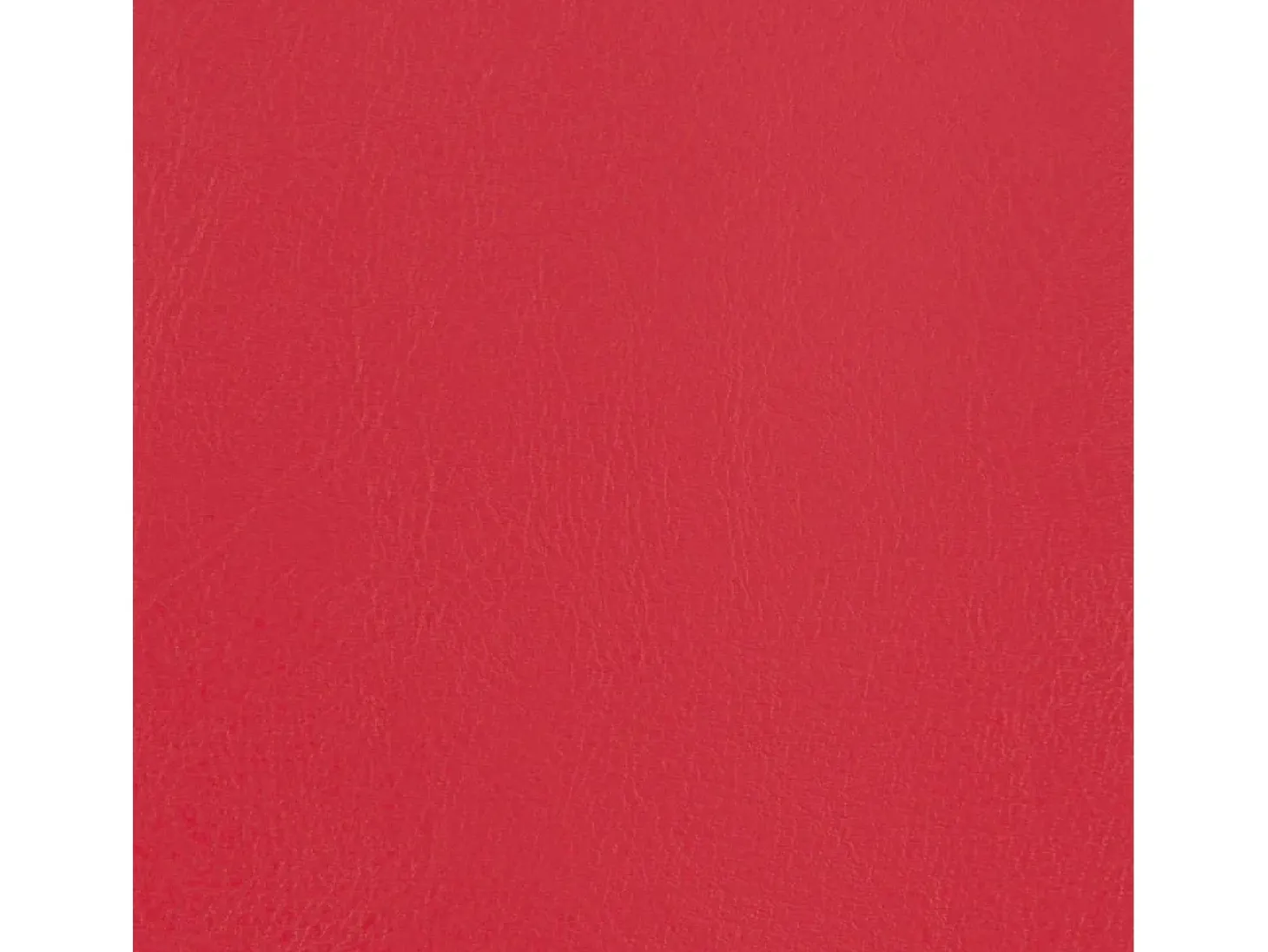 Sillón con taburete cuero sintético rojo