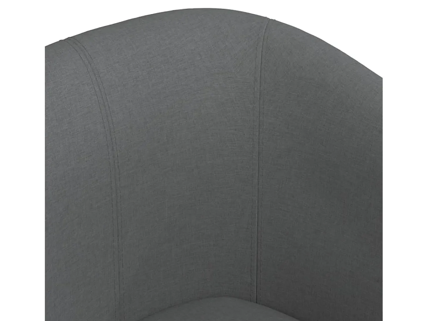 Sillón con taburete tela gris oscuro