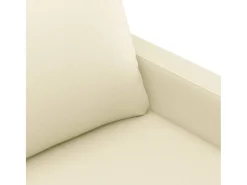 Sillón Crema 60 cm Piel Sintética