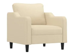 Sillón Crema 60 cm Tela