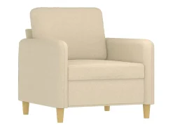 Sillón Crema 60 cm Tela