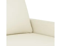 Sillón Crema 60 cm Terciopelo