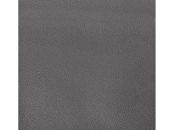 Sillón cuero sintético gris 60 cm