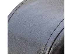 Sillón de cuero sintético negro ES723514