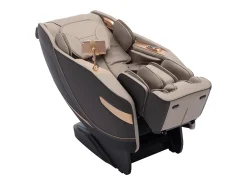 Sillón de masaje de imitación cuero, sistema de gravedad cero, gris, MOWATA