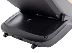 Sillón de masaje de piel sintética, sistema de gravedad cero, gris, MOWATA