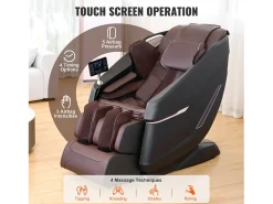 Sillón de Masaje SucceBuy 3D Shiatsu SL Rail Zero Gravity, 10-18 Modos, Calefacción, Altavoz Bluetooth, 160 kg