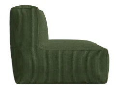 Sillón de pana color verde estilo contemporáneo NOUMARA