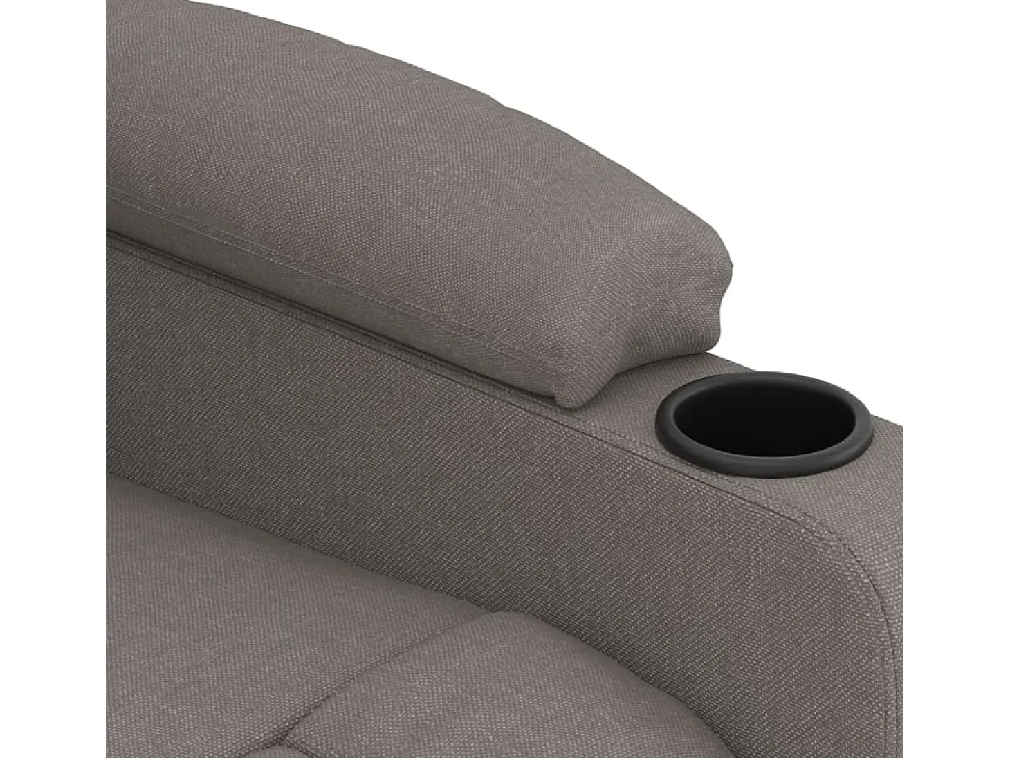 Sillón de relax | Silla | Sillón reclinable eléctrico tela gris taupé SHL4584