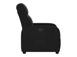 Sillón de relax | Silla | Sillón reclinable de tela negro SHL9346
